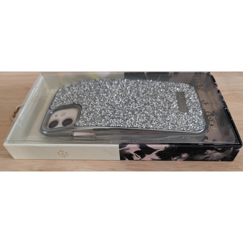 Nanette Lepore iPhone 11 XR Silver Iridescent Phone Case - Picture 6 of 9